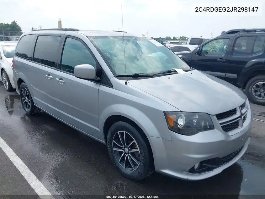 DODGE CARAVAN 2018, VIN 2C4RDGEG2JR298147