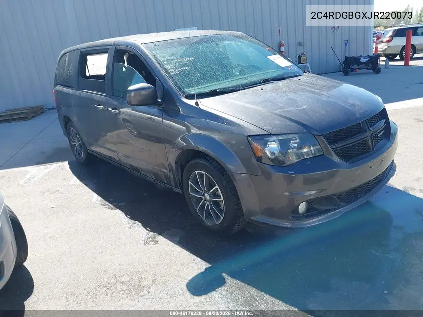 DODGE CARAVAN 2018, VIN 2C4RDGBGXJR220073