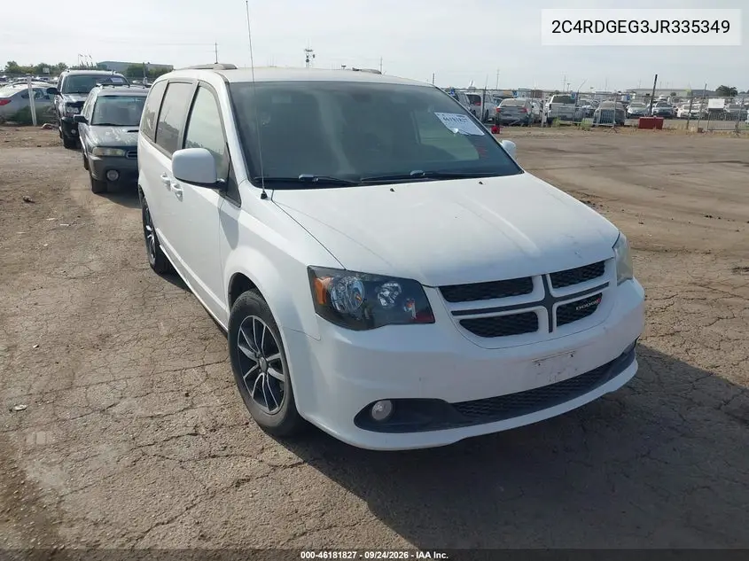 DODGE CARAVAN 2018, VIN 2C4RDGEG3JR335349