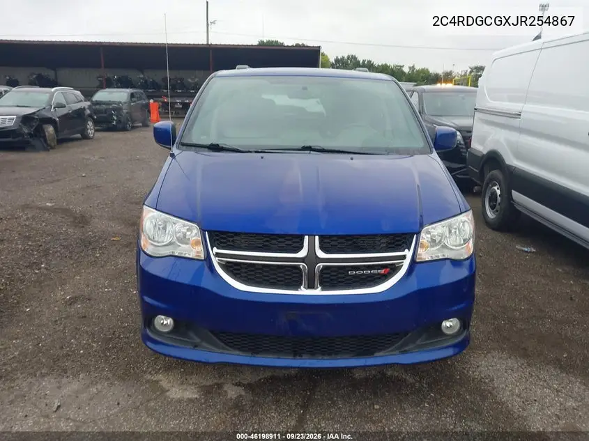 2018 DODGE CARAVAN VIN 2C4RDGCGXJR254867 — фото 12