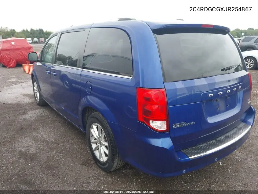 2018 DODGE CARAVAN VIN 2C4RDGCGXJR254867 — фото 3
