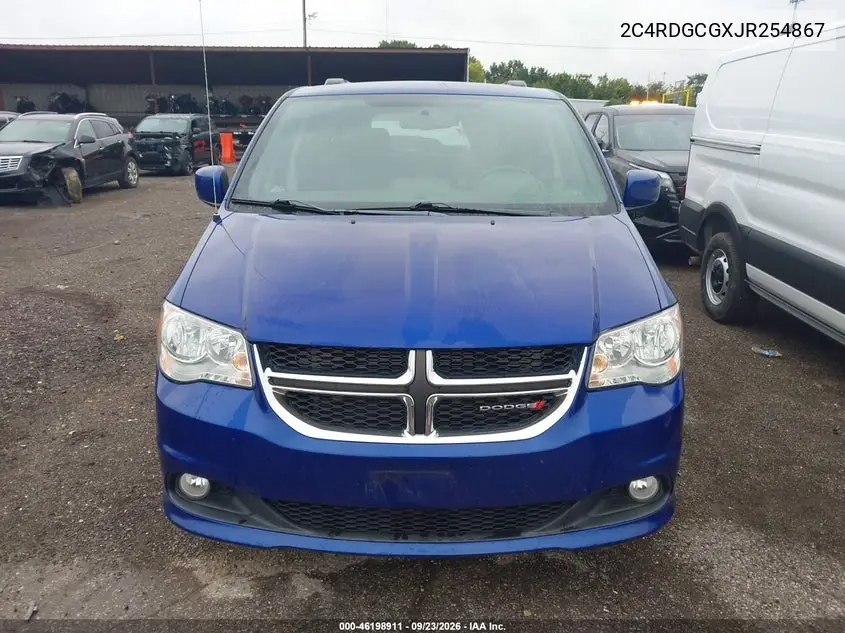 2018 DODGE CARAVAN VIN 2C4RDGCGXJR254867 — фото 6