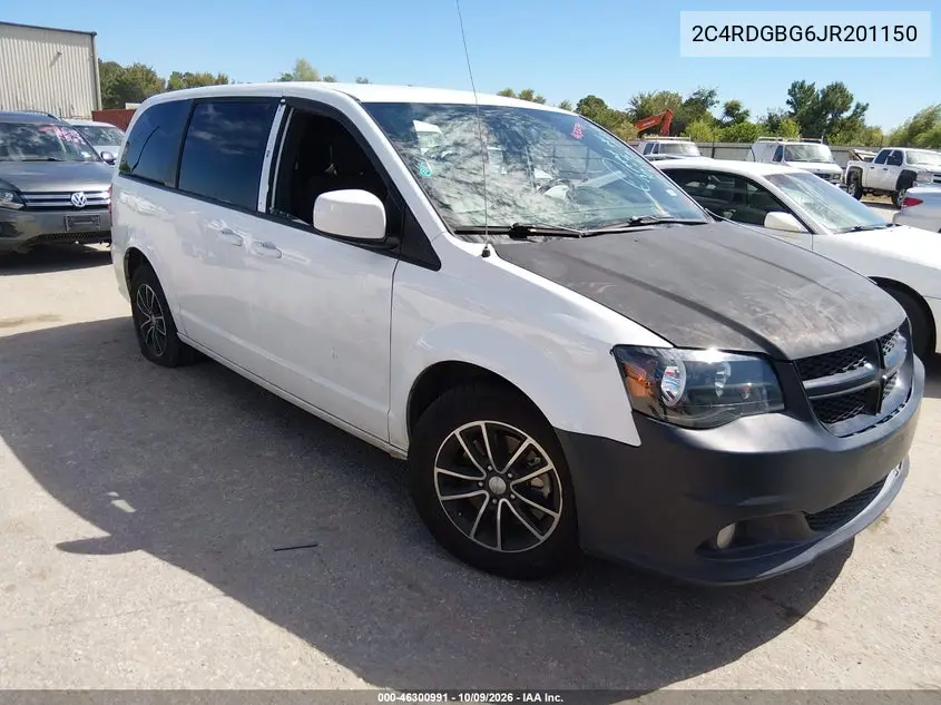 DODGE CARAVAN 2018, VIN 2C4RDGBG6JR201150
