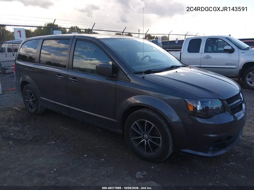 DODGE CARAVAN 2018, VIN 2C4RDGCGXJR143591