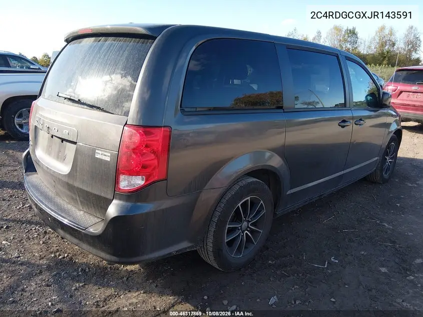 2018 DODGE CARAVAN VIN 2C4RDGCGXJR143591 — фото 4