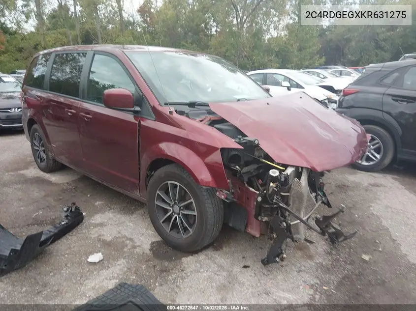 DODGE CARAVAN 2019, VIN 2C4RDGEGXKR631275