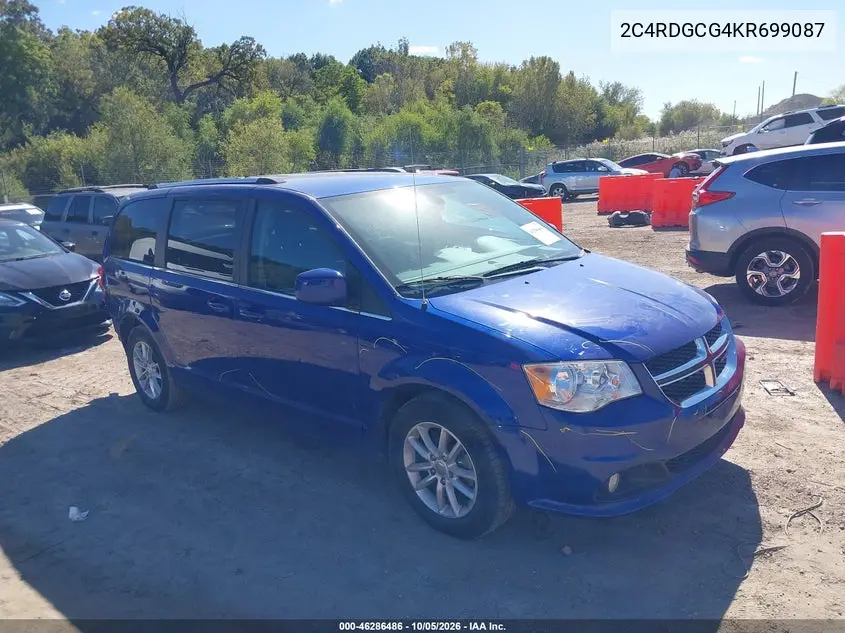 DODGE CARAVAN 2019, VIN 2C4RDGCG4KR699087