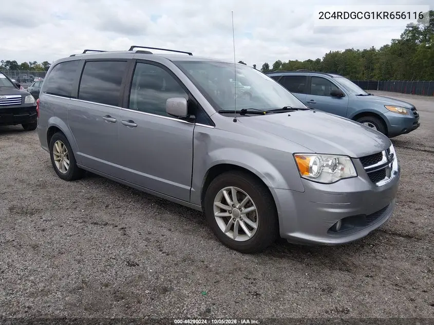 DODGE CARAVAN 2019, VIN 2C4RDGCG1KR656116