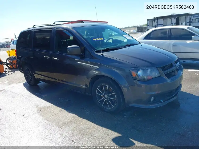 DODGE CARAVAN 2019, VIN 2C4RDGEG5KR562463