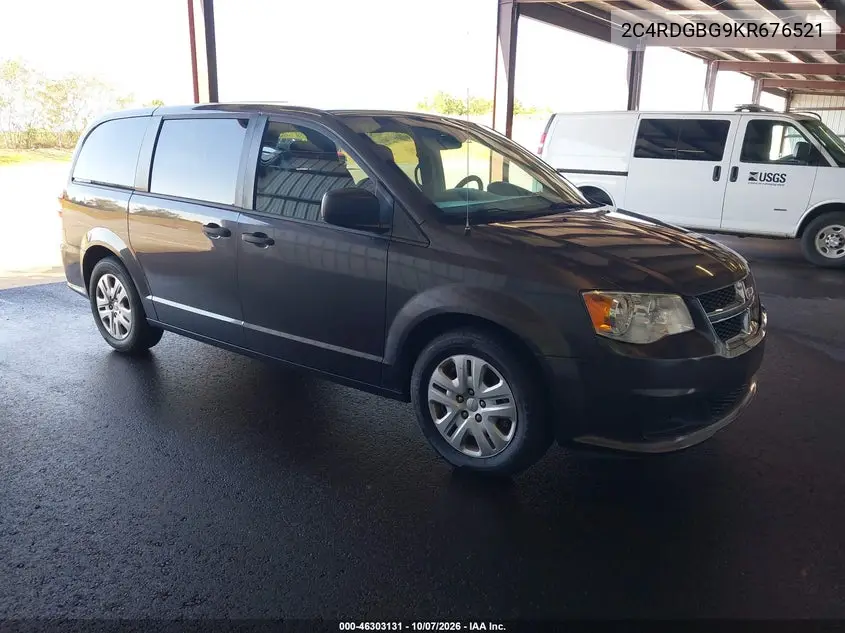 DODGE CARAVAN 2019, VIN 2C4RDGBG9KR676521