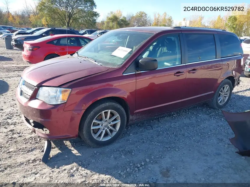 2019 DODGE CARAVAN VIN 2C4RDGCG6KR529782 — фото 2