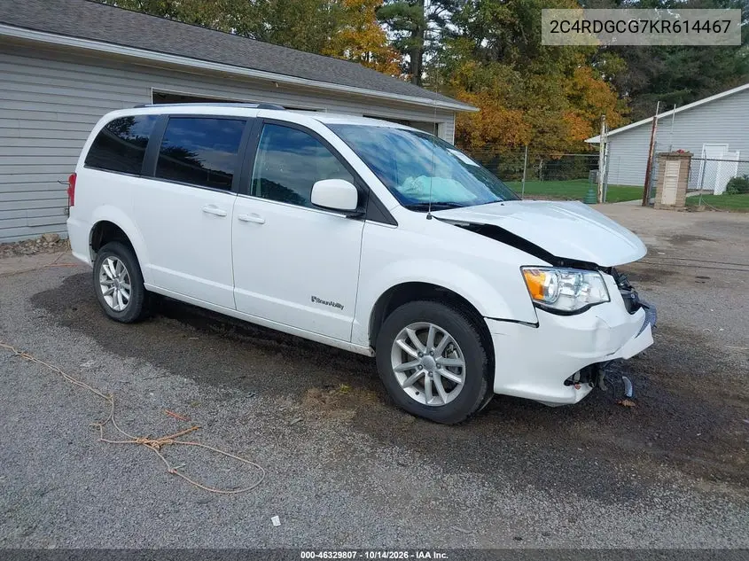 DODGE CARAVAN 2019, VIN 2C4RDGCG7KR614467