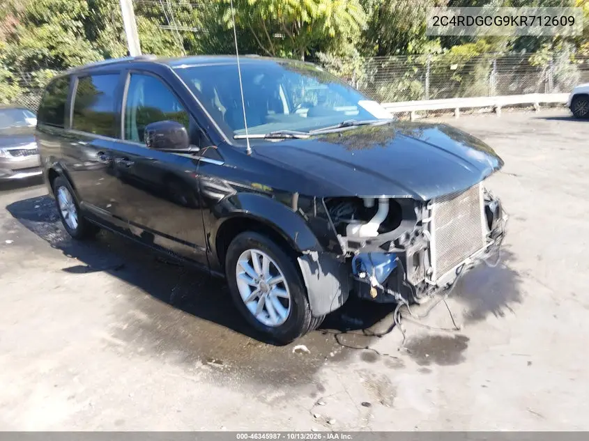DODGE CARAVAN 2019, VIN 2C4RDGCG9KR712609
