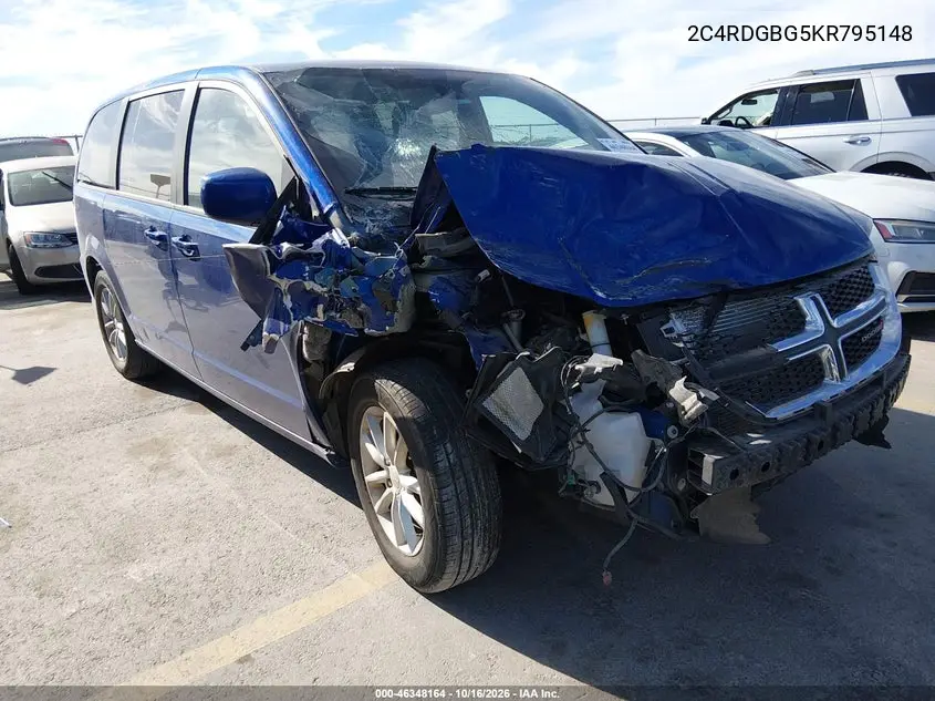 DODGE CARAVAN 2019, VIN 2C4RDGBG5KR795148