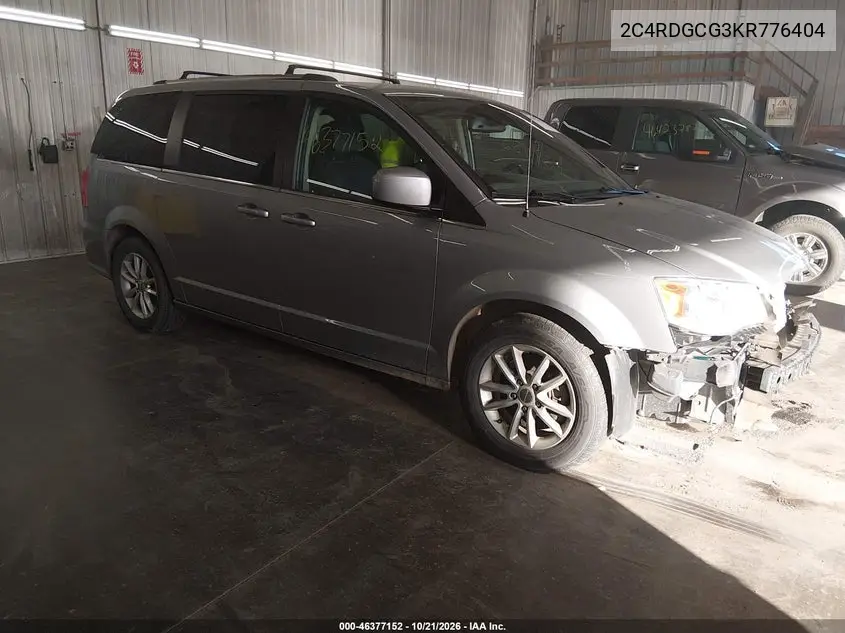 DODGE CARAVAN 2019, VIN 2C4RDGCG3KR776404