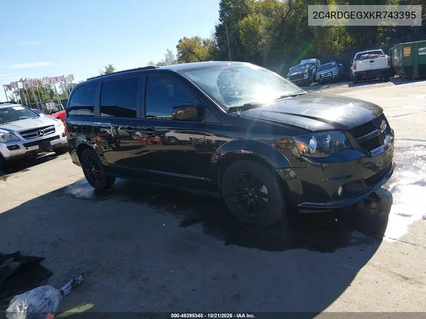 DODGE CARAVAN 2019, VIN 2C4RDGEGXKR743395