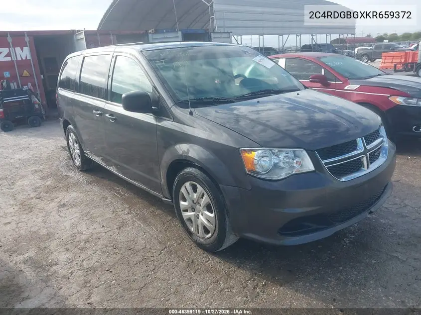 DODGE CARAVAN 2019, VIN 2C4RDGBGXKR659372