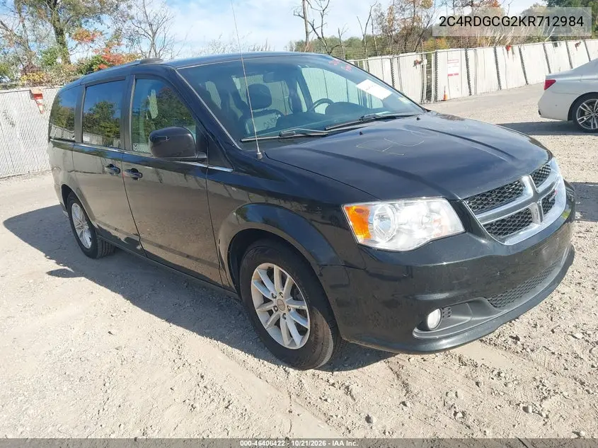 DODGE CARAVAN 2019, VIN 2C4RDGCG2KR712984