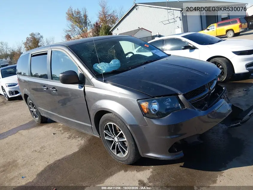 DODGE CARAVAN 2019, VIN 2C4RDGEG3KR530076