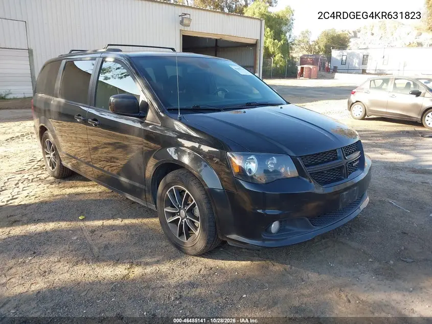 DODGE CARAVAN 2019, VIN 2C4RDGEG4KR631823