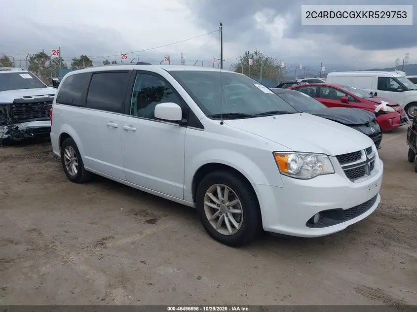 DODGE CARAVAN 2019, VIN 2C4RDGCGXKR529753