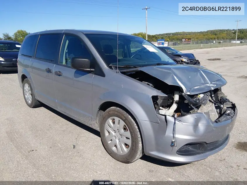 DODGE CARAVAN 2020, VIN 2C4RDGBG6LR221899