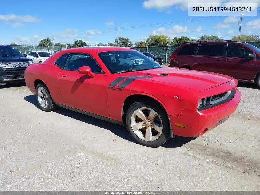 DODGE CHALLENGER 2009, VIN 2B3LJ54T99H543241