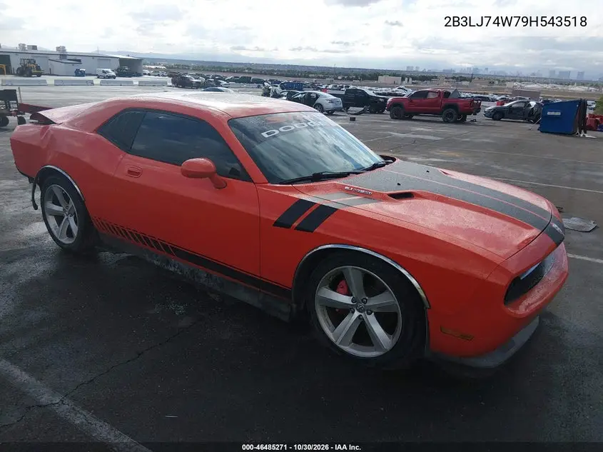DODGE CHALLENGER 2009, VIN 2B3LJ74W79H543518
