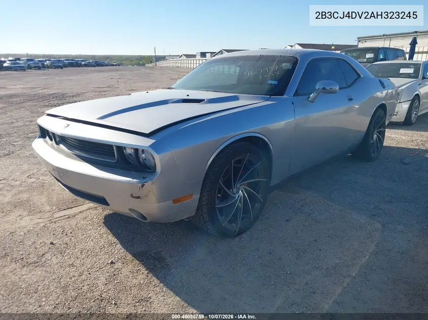 2010 DODGE CHALLENGER VIN 2B3CJ4DV2AH323245 — фото 2