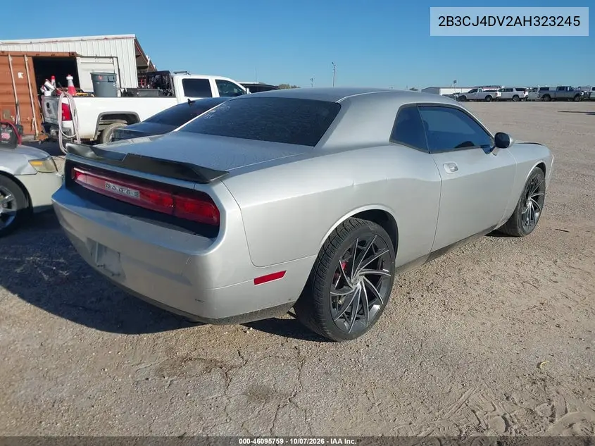 2010 DODGE CHALLENGER VIN 2B3CJ4DV2AH323245 — фото 4