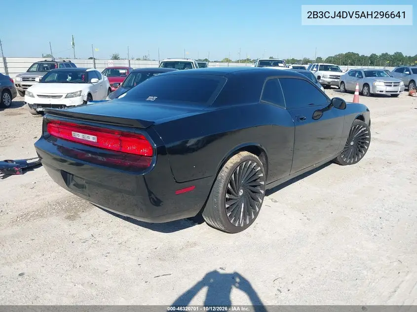 2010 DODGE CHALLENGER VIN 2B3CJ4DV5AH296641 — фото 4