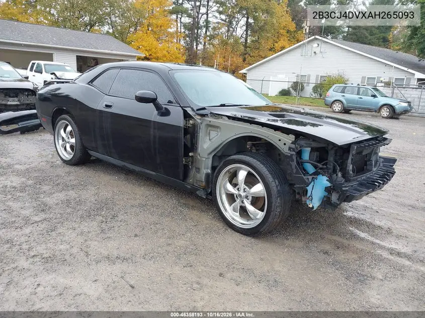 DODGE CHALLENGER 2010, VIN 2B3CJ4DVXAH265093