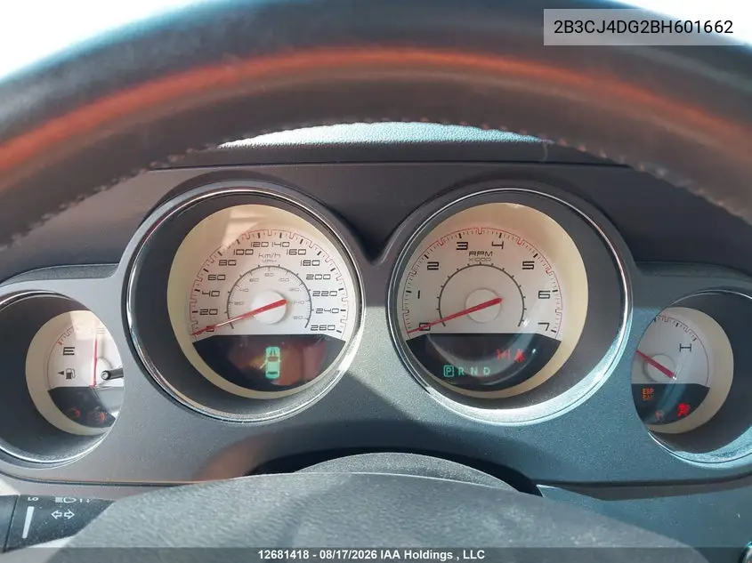 2011 DODGE CHALLENGER VIN 2B3CJ4DG2BH601662 — фото 7