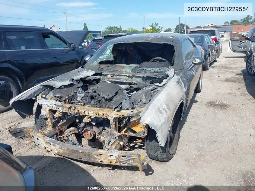 2012 DODGE CHALLENGER VIN 2C3CDYBT8CH229554 — фото 12