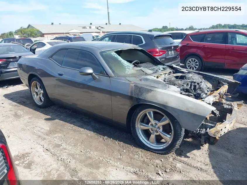 2012 DODGE CHALLENGER VIN 2C3CDYBT8CH229554 — фото 13