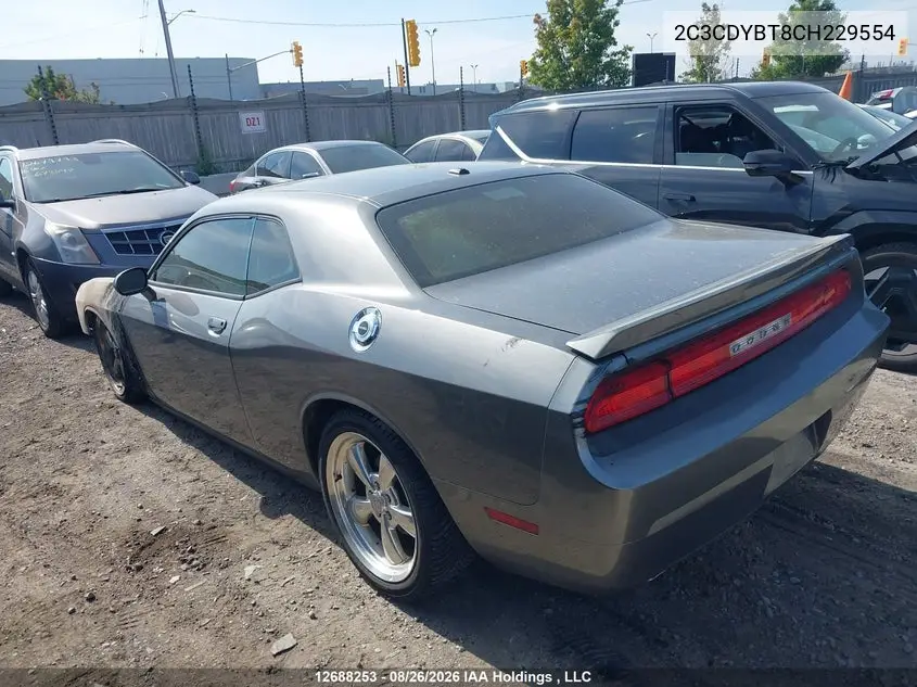 2012 DODGE CHALLENGER VIN 2C3CDYBT8CH229554 — фото 14