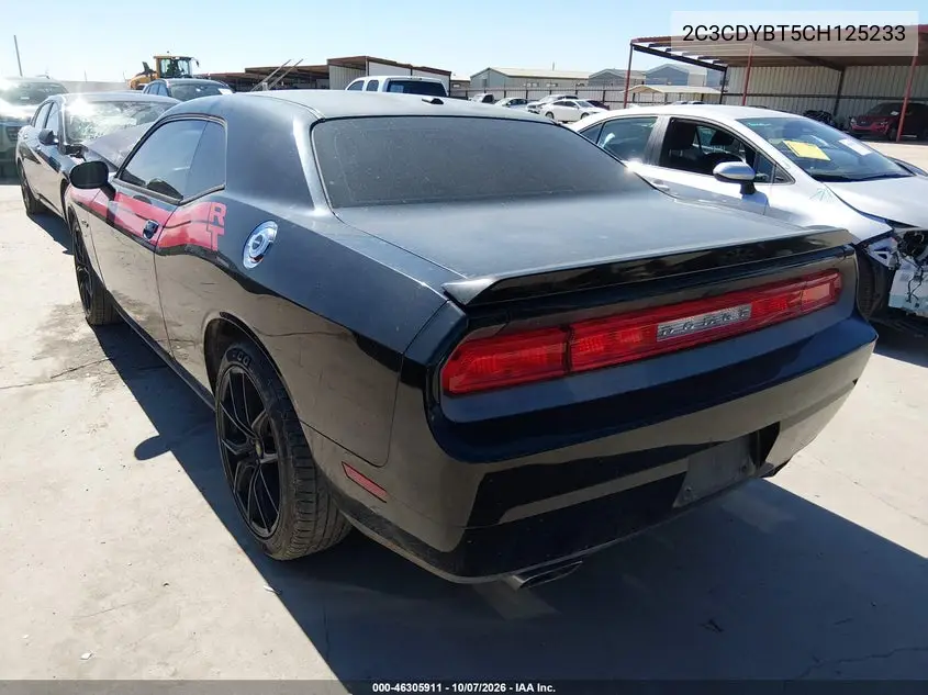 2012 DODGE CHALLENGER VIN 2C3CDYBT5CH125233 — фото 3