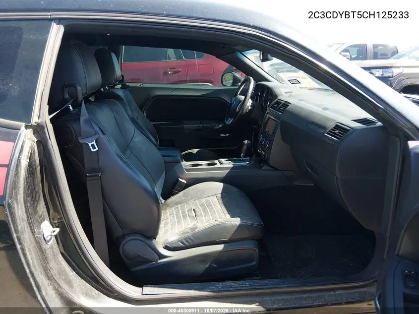 2012 DODGE CHALLENGER VIN 2C3CDYBT5CH125233 — фото 5