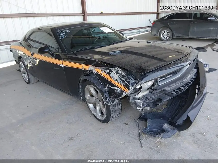 DODGE CHALLENGER 2012, VIN 2C3CDYAG9CH101330