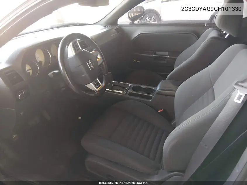 2012 DODGE CHALLENGER VIN 2C3CDYAG9CH101330 — фото 5