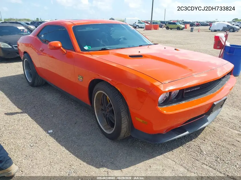 DODGE CHALLENGER 2013, VIN 2C3CDYCJ2DH733824