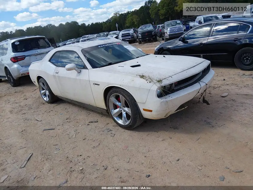 DODGE CHALLENGER 2013, VIN 2C3CDYBT3DH660112