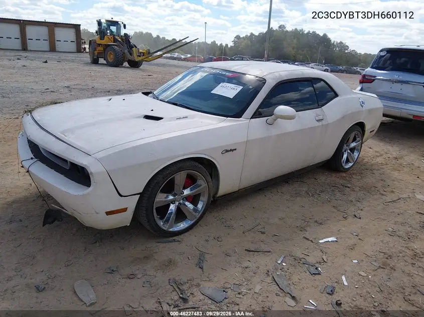 2013 DODGE CHALLENGER VIN 2C3CDYBT3DH660112 — фото 2