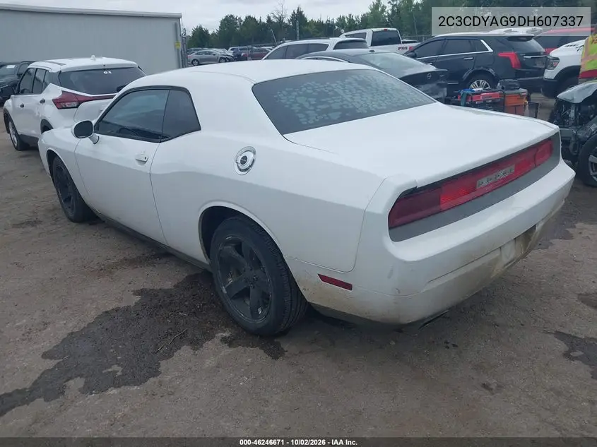 2013 DODGE CHALLENGER VIN 2C3CDYAG9DH607337 — фото 3