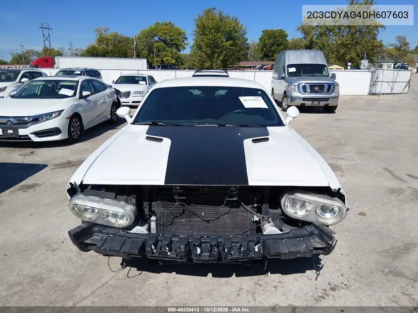 2013 DODGE CHALLENGER VIN 2C3CDYAG4DH607603 — фото 12