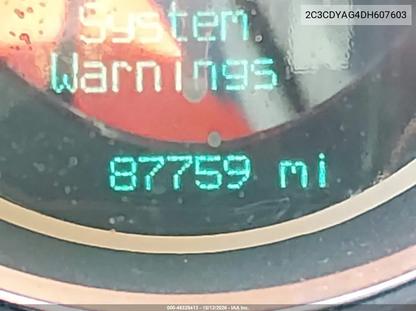 2013 DODGE CHALLENGER VIN 2C3CDYAG4DH607603 — фото 15