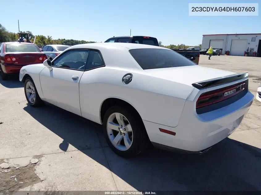 2013 DODGE CHALLENGER VIN 2C3CDYAG4DH607603 — фото 3