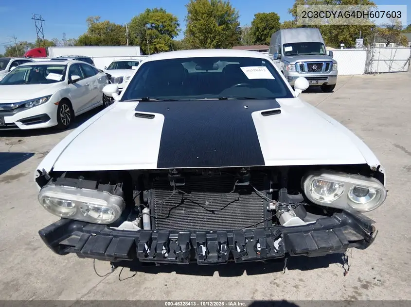 2013 DODGE CHALLENGER VIN 2C3CDYAG4DH607603 — фото 6