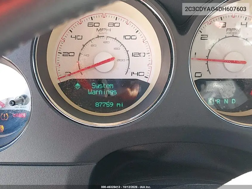 2013 DODGE CHALLENGER VIN 2C3CDYAG4DH607603 — фото 7
