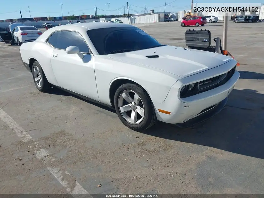 DODGE CHALLENGER 2013, VIN 2C3CDYAGXDH544152